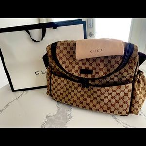 GUCCI GG diaper bag